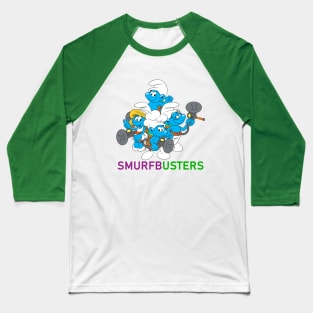 Smurfbusters Baseball T-Shirt